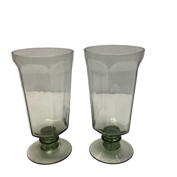 Lennox antique Pale Green Tea Glass Set Of 2   314726 - Picture 1 of 4